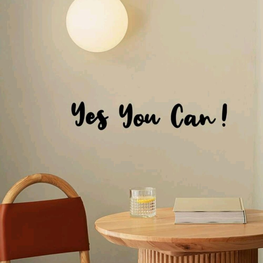 Yes You Can! Wall Sticker